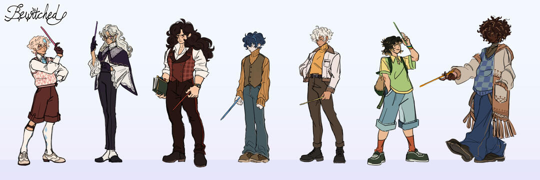 Bewitched! Under Your Spell - Main Character Lineup